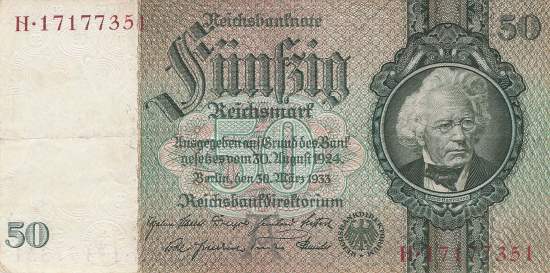 50 Mark 1933 ro.175b A/H